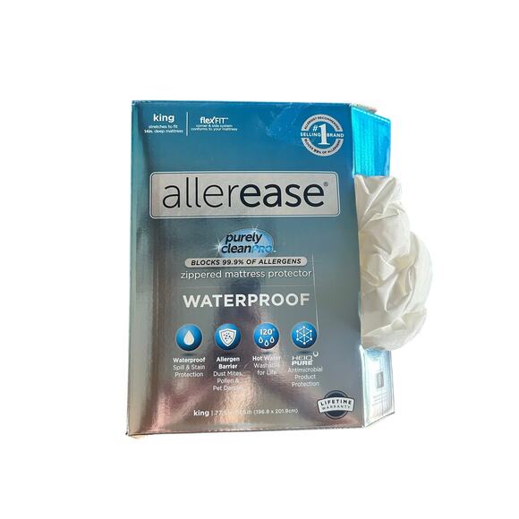 Allerease King Mattress Protector New - Picture 1 of 1